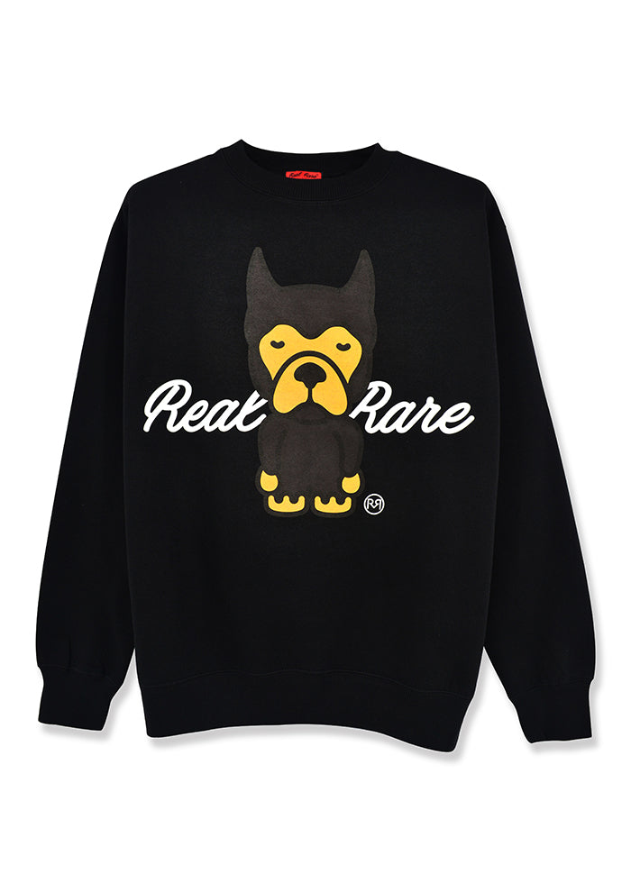 Black S Color BULLO B Crewneck Pullover Sweatshirt - RealRare®